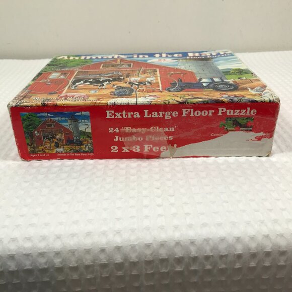 Melissa & Doug Animals in the Barn 24 Piece Floor Puzzle - Picture 2 of 3
